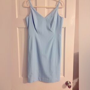 Blue Sleeveless Dress